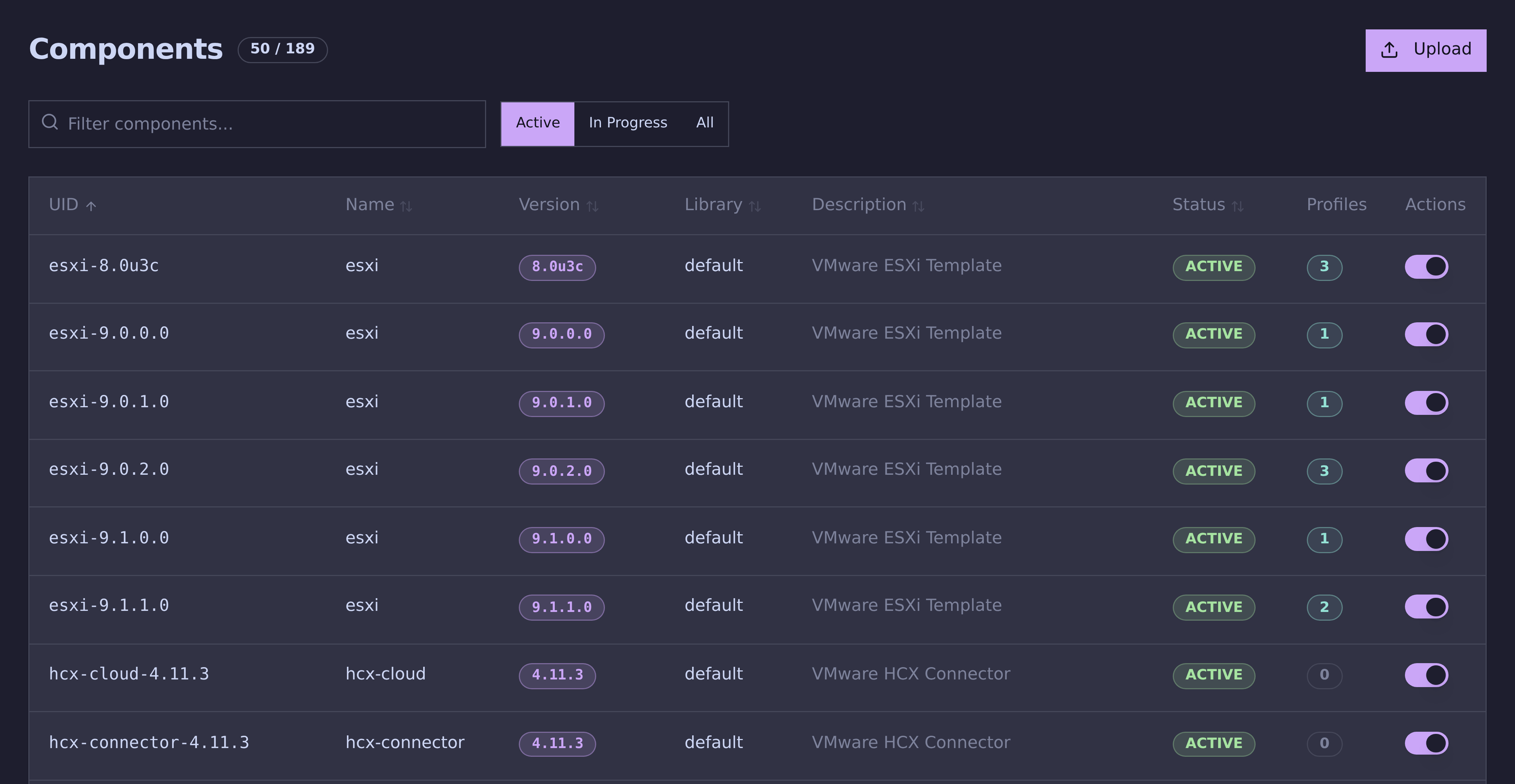 zpodweb Components page